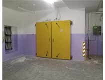 【德軒案例】梧桐院地庫改造——墻面刷油漆、乳膠漆，改造人防門油漆